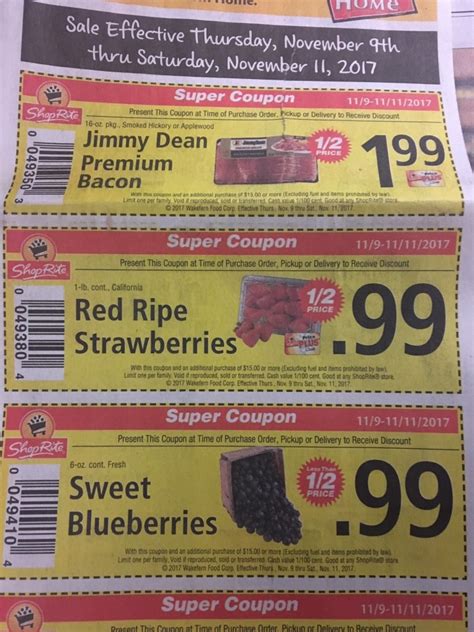 shoprite super coupons